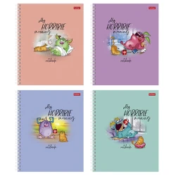 Тетрадь на спирали Hatber Утро добрым не бывает, A5, 48 листов, в линию, товар в ассортименте Тетрадь на спирали Hatber Утро добрым не бывает, A5, 48 листов, в линию, товар в ассортименте