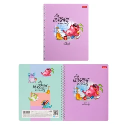 Тетрадь на спирали Hatber Утро добрым не бывает, A5, 48 листов, в линию, товар в ассортименте Тетрадь на спирали Hatber Утро добрым не бывает, A5, 48 листов, в линию, товар в ассортименте