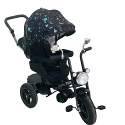 Uşaq üçün üçtəkərli velosiped FZ-BLK908, qara