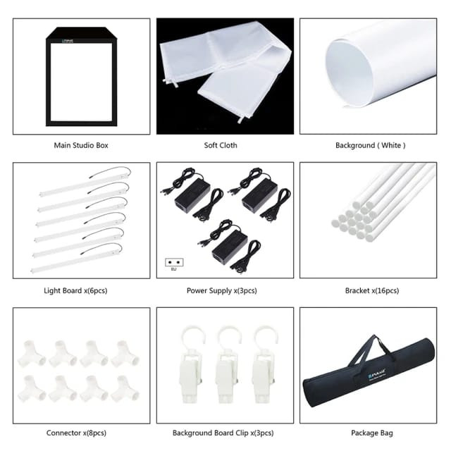 Фотобокс для предметной съемки Puluz PU5210-E 200 sm Фотобокс для предметной съемки Puluz PU5210-E 200 sm