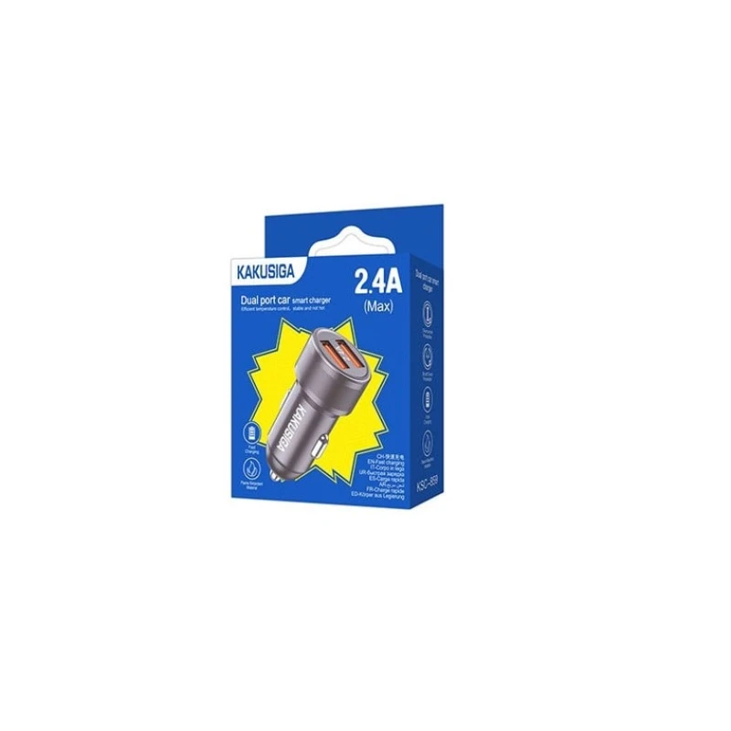Автомобильное зарядное устройство Kakusiga KSC-859 Grey Автомобильное зарядное устройство Kakusiga KSC-859 Grey