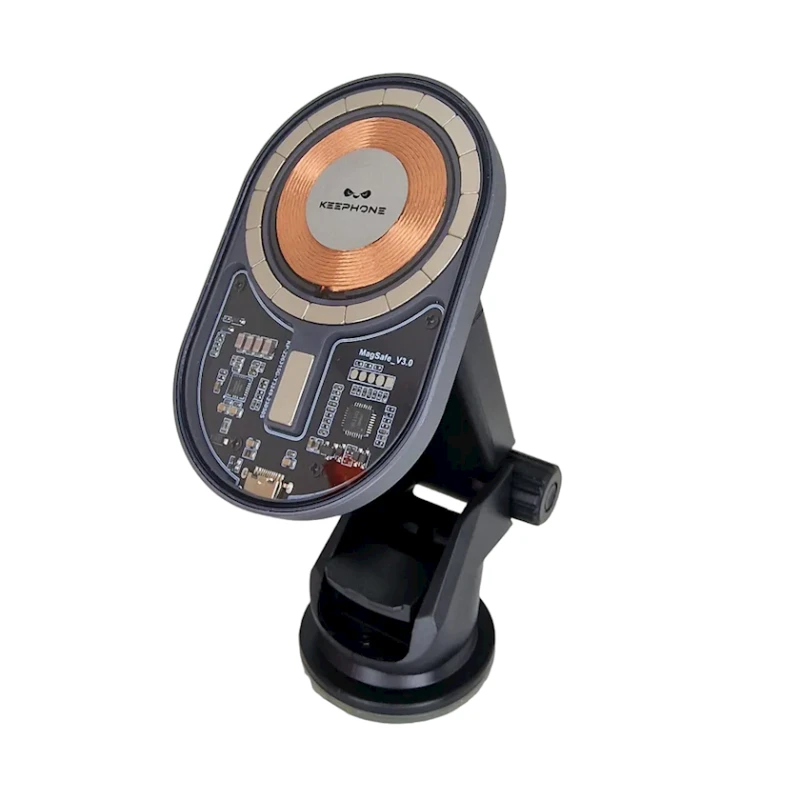 Avtomobil üçün tutacaq Keephone Wireless Mount 15W Grey Avtomobil üçün tutacaq Keephone Wireless Mount 15W Grey