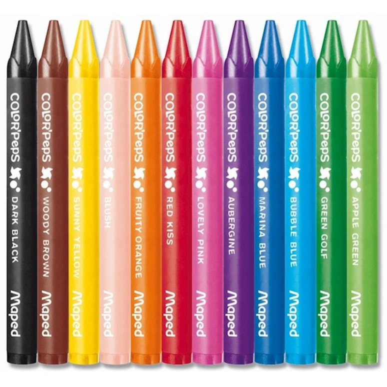 Мелки восковые Maped  Мелки восковые Maped