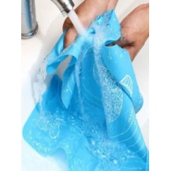 Коврик PA-1010229, силикон, 30х40 см, голубой Коврик PA-1010229, силикон, 30х40 см, голубой