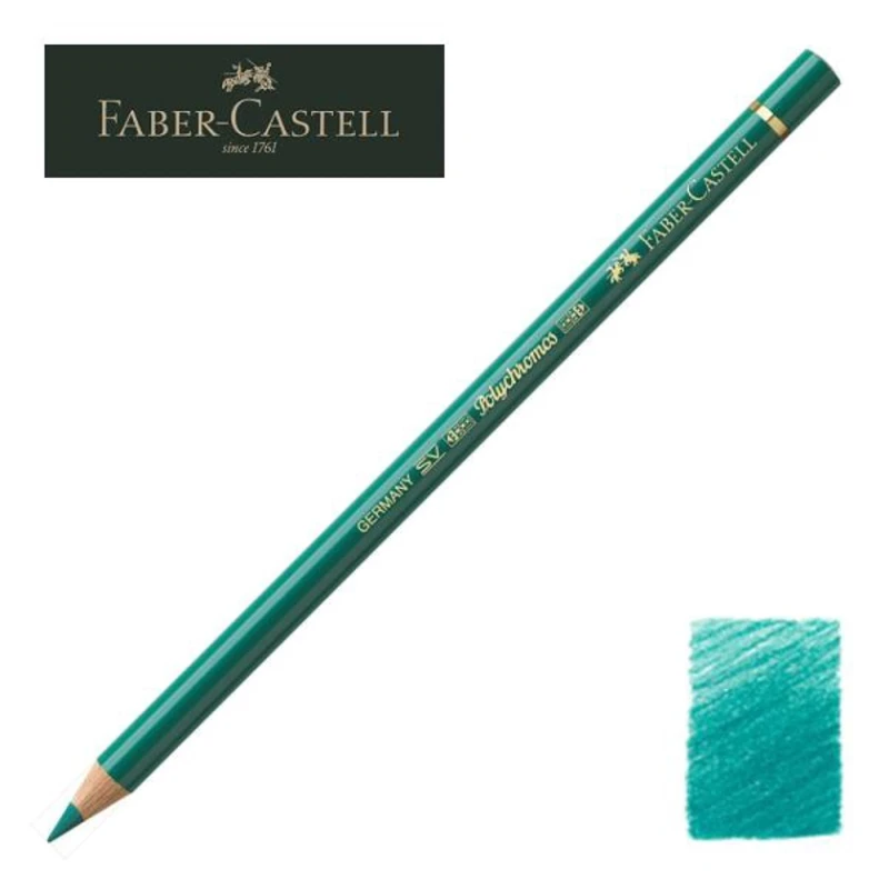Rəngli karandaş Faber-Castell Polychromos, rəng 276, Chrome Oxide Green Fiery