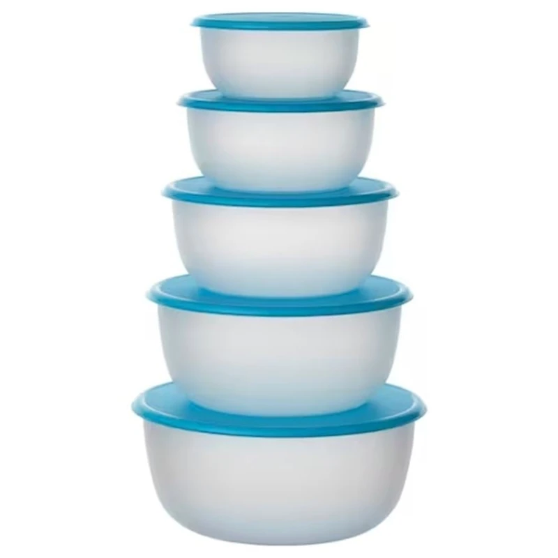 Набор контейнеров IKEA Reda 702.464.71, полипропилен/полиэтилен, голубой, 5 шт Набор контейнеров IKEA Reda 702.464.71, полипропилен/полиэтилен, голубой, 5 шт