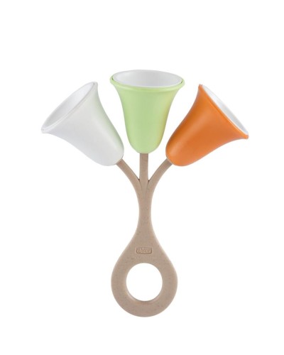 Çığçığa Chicco Tulip Rattle, 3-18 ay, rəngbərəng