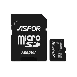 Yaddaş kartı Aspor MicroSDHC 16GB