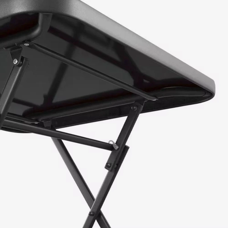 Qatlanan masa 8292-24, şüşə/metal, 80x80 sm