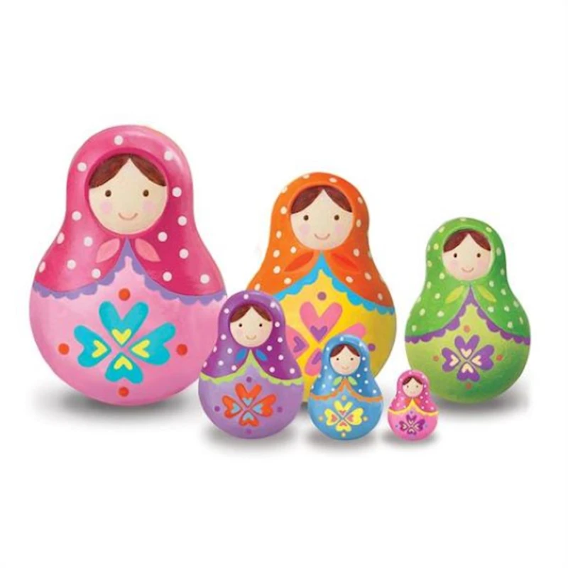 Rəngləmə üçün dəst 4M Russian Dolls, 7+ yaş