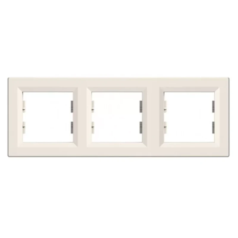 Çərçivə Schneider Asfora Horizontal 3 gang frame, Cream (EPH5800323) Çərçivə Schneider Asfora Horizontal 3 gang frame, Cream (EPH5800323)