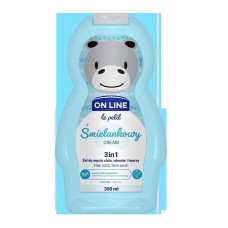 Çimmək üçün şampun-gel On Line Le Petit 3-1-də Cream 350 ml