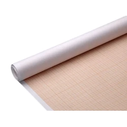 Бумага AstKanz, масштабно-координатная, рулон 640 мм х 10 м, оранжевая