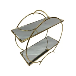 Органайзер для хранения 2200000000590, стекло, золотистый, 220x265 мм