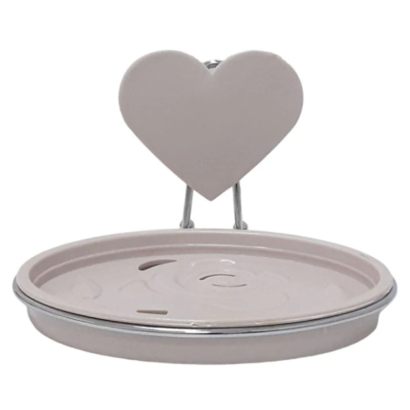 Мыльница Y6247, меламин, розовая, 9x12.5 cм