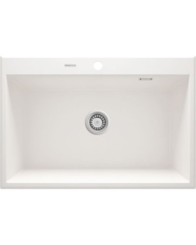 Mətbəx çanağı Deante Eridan ZQE_A103, qranit, ağ, 70x52x21 sm