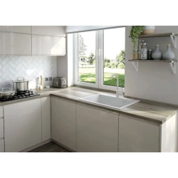 Кухонная мойка Deante Eridan ZQE_A103, гранит, белая, 70x52x21 см Кухонная мойка Deante Eridan ZQE_A103, гранит, белая, 70x52x21 см