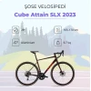 Şose velosipedi Cube Attain SLX 2023 676410 ölçü S, 53 sm, tünd qırmızı/qırmızı Şose velosipedi Cube Attain SLX 2023 676410 ölçü S, 53 sm, tünd qırmızı/qırmızı
