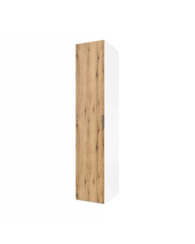 Şkaf Art Mebel 20, laminat, qəhvəyi/ağ, 210x40x45 sm