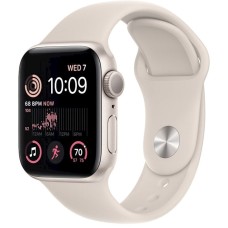 Ağıllı saat Apple Watch SE 2 2022 GPS 40mm Starlight Aluminium Case with Starlight Sport Band Regular (MNT33LL\A)