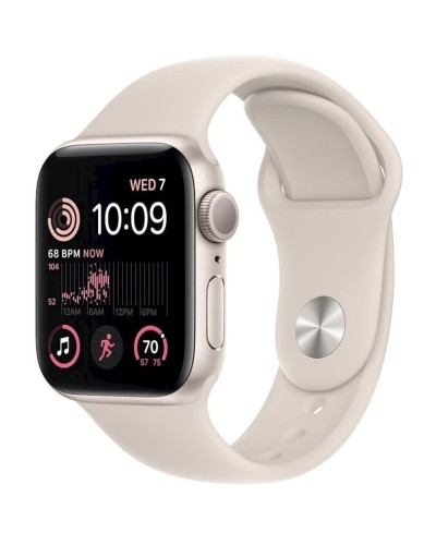 Ağıllı saat Apple Watch SE 2 2022 GPS 40mm Starlight Aluminium Case with Starlight Sport Band Regular (MNT33LL\A)