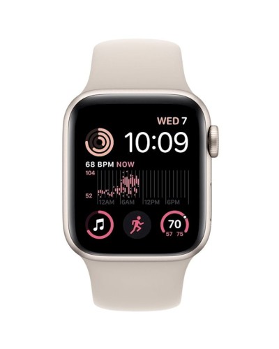 Ağıllı saat Apple Watch SE 2 2022 GPS 40mm Starlight Aluminium Case with Starlight Sport Band Regular (MNT33LL\A)