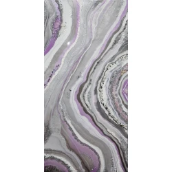 Panno Art by Ulviya Kakhramanova Bənövşəyi fantaziyalar, epoksid qatran/teksturlu pasta, 76х153 sm