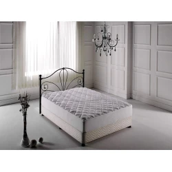 Qoruyucu döşək üzü Doqu Home Comfyline, 120x200 sm, ağ