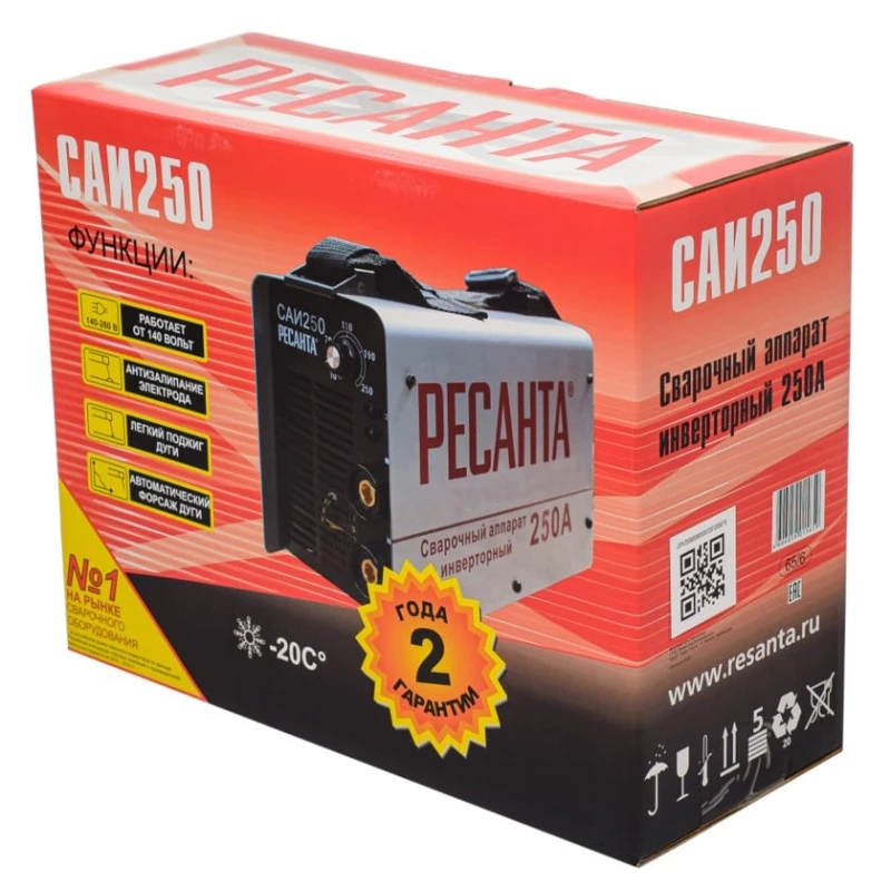 Сварочный аппарат Ресанта САИ 250 Сварочный аппарат Ресанта САИ 250