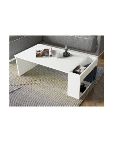 Jurnal masası Ev Plus Viel 12115611, LDSP, ağ, 34x50x90 sm