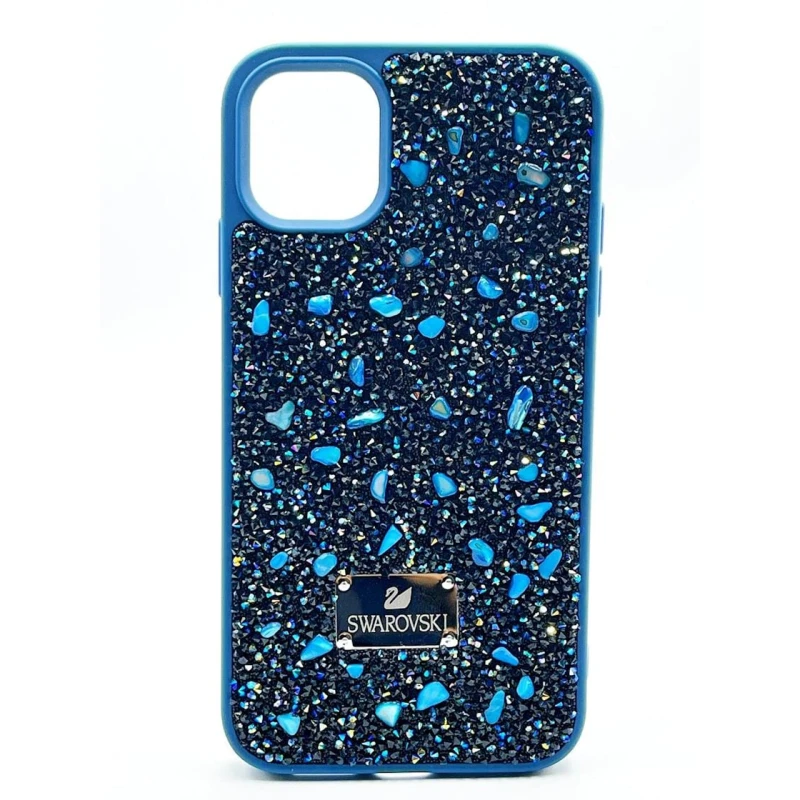Çexol SS828 Swarovski Apple iPhone 11 üçün Göy