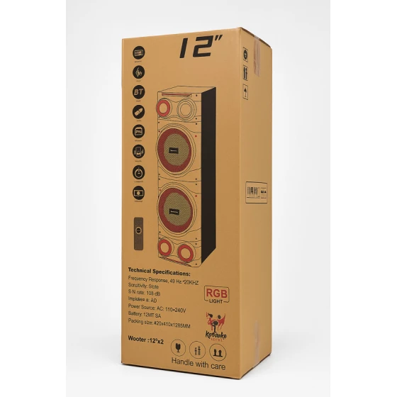 Portativ dinamik 12 RGB LED