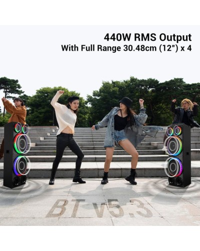 Портативная колонка 12 RGB LED