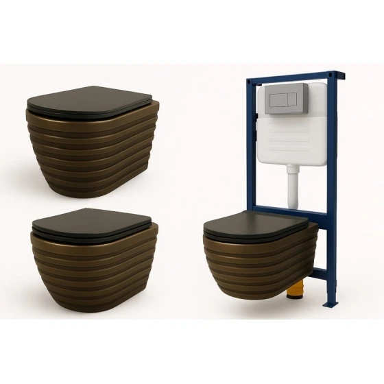 Унитаз подвесной Elfa E7711 / Комплект для установки Унитаз подвесной Elfa E7711 / Комплект для установки