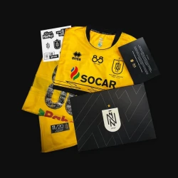 Kişilər üçün futbolka Neftçi 88 Big & Bold Premium 937, sarı, parça, ölçü L