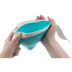 Ковшик для купания ребенка Roxy Kids RBS-004-M, термоэластопласт/полипропилен, зеленый, 24x14x11 см, 0.65 л