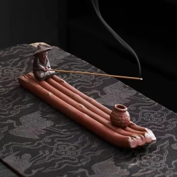 Подставка для благовоний censer_50, оранжевая, 25х4.5х6.2 см