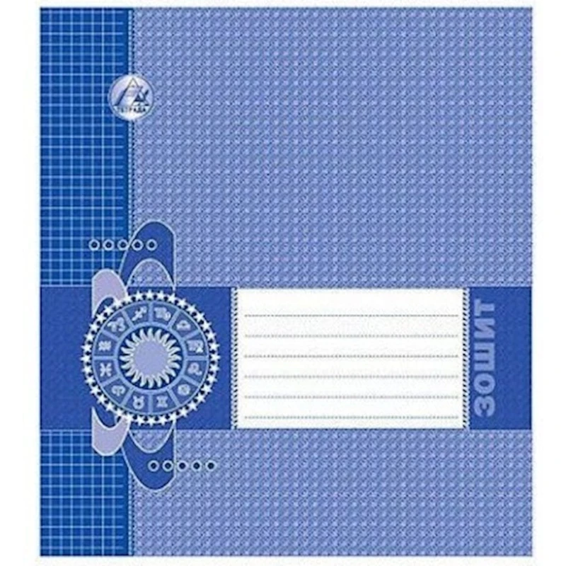 Тетрадь в клетку Тетрада Дата A5, 12 листов, синий Тетрадь в клетку Тетрада Дата A5, 12 листов, синий