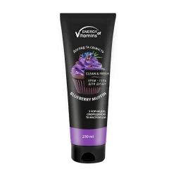 Düş üçün krem-gel Energy of Vitamins Blueberry Muffin, 230 ml