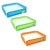 Бассейн Bestway First Frame Pool, детский,надувной,квадрат, длина 122 см, ширина 122 см, высота 30.5 см, разные цвета