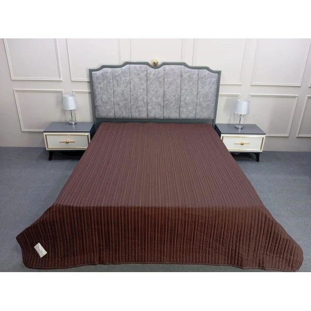 Örtük Pima Cotton SHA-00001204, 200x300 sm, bambuk, qəhvəyi