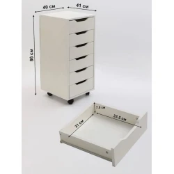 Тумба, 86x41x40 см, ЛДСП, белый Тумба, 86x41x40 см, ЛДСП, белый