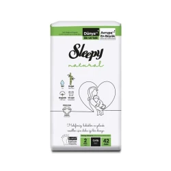 Подгузники Sleepy Natural Eco № 2, Mini, 42 шт