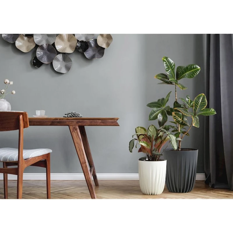 Горшок для растений Lamela Mira Eco, 29.7х25 см, антрацитовый