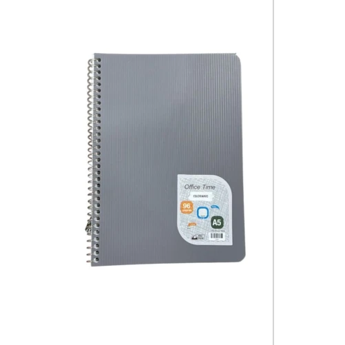 Spirallı dəftər Office time SL1101, boz, 96 vərəq Spirallı dəftər Office time SL1101, boz, 96 vərəq