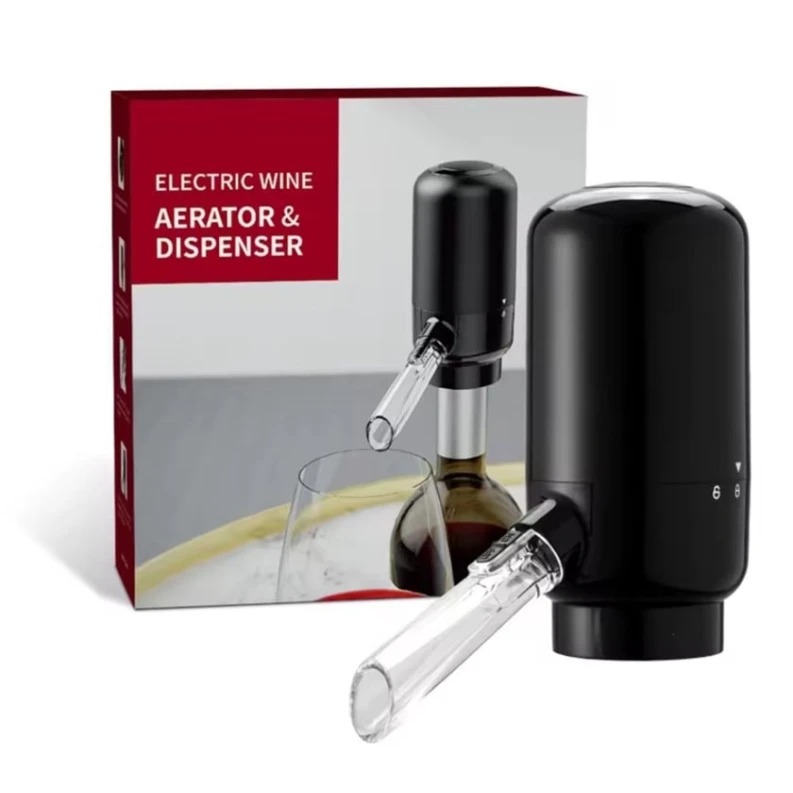 Электронный аэратор для вина, черный Электронный аэратор для вина, черный