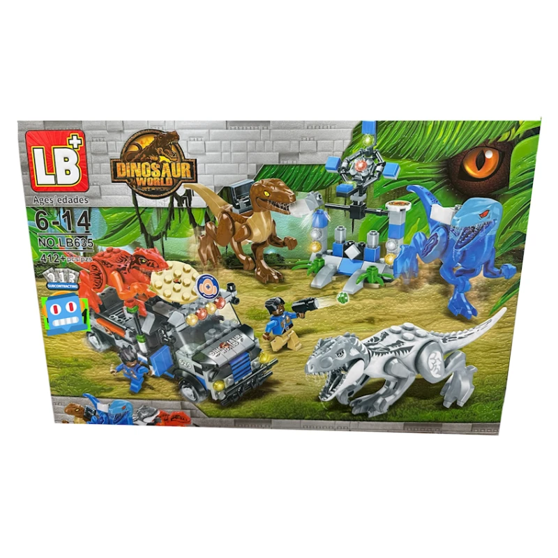 Konstruktor LB+ Dinosaur World, plastik, 412 əd Konstruktor LB+ Dinosaur World, plastik, 412 əd