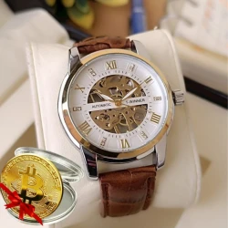 Hədiyyə dəsti Alisa_3528 (Kişi qol saatı T-Winner 3528 + Suvenir Bitcoin)