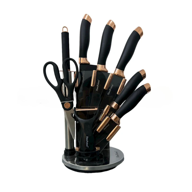 Набор ножей HausRoland 00026, 9 шт, сталь Набор ножей HausRoland 00026, 9 шт, сталь