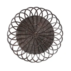 Süfrə xalçası Porland Frany 04STY007373, dairə, qəhvəyi, 38 sm